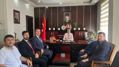 Mevlid-i Nebi Haftası dolayısıyla Kaymakam Büyüker'e ziyaret