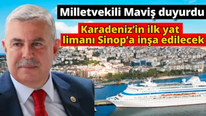 Karadeniz’in ilk yat limanı Sinop’a inşa edilecek
