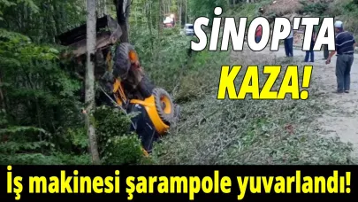 Sinop'ta feci kaza ucuz atlatıldı