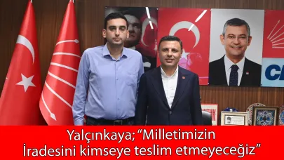 Başkan Yalçınkaya yalnız bırakmadı