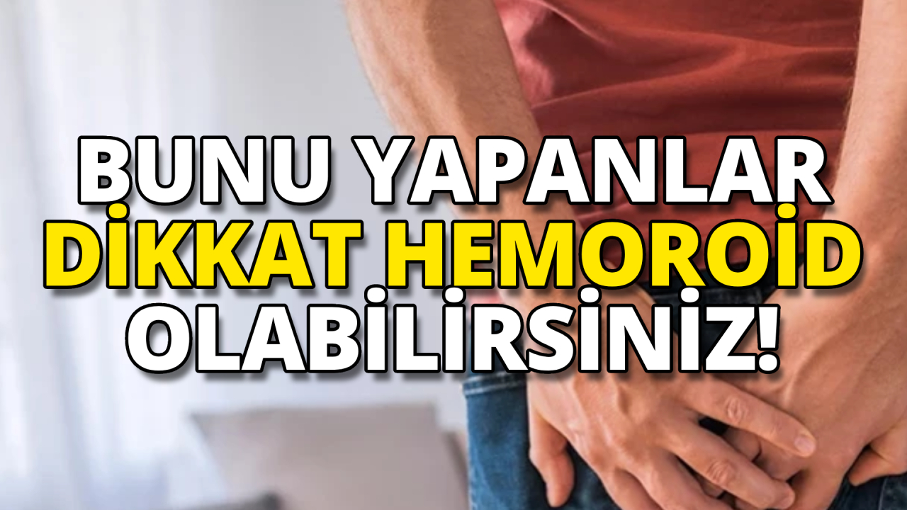 ABD'li bilim insanları ortaya koydu! O alışkanlık hemoroid riskini artırıyor