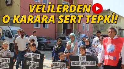 Özel eğitim sınıfı kapatılmasına velilerden tepki
