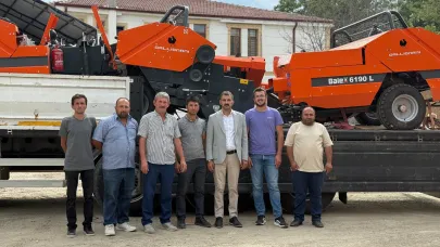 Sinop'ta çiftçilere makine desteği