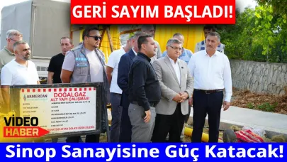 Sinop OSB doğalgaza kavuşuyor!
