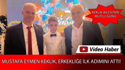 Keklik Ailesi’nin mutlu günü