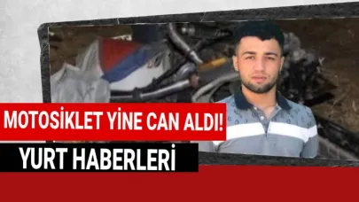Motosiklet otomobille çarpıştı:1 ölü