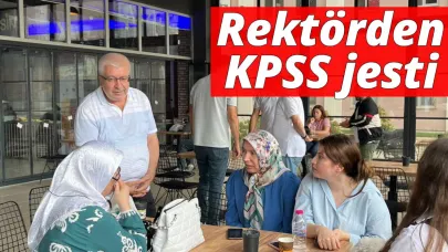Rektör Taşdemir’den KPSS adaylarına başarı dileği