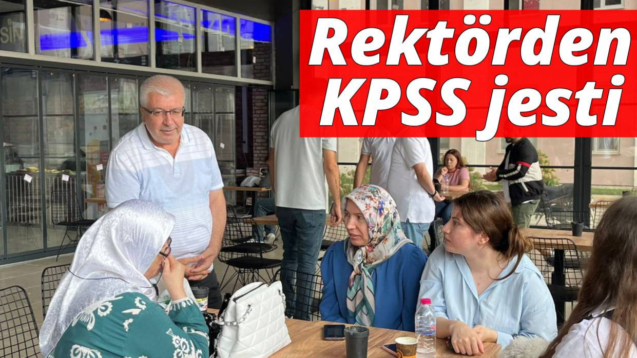 Rektör Taşdemir’den KPSS adaylarına başarı dileği