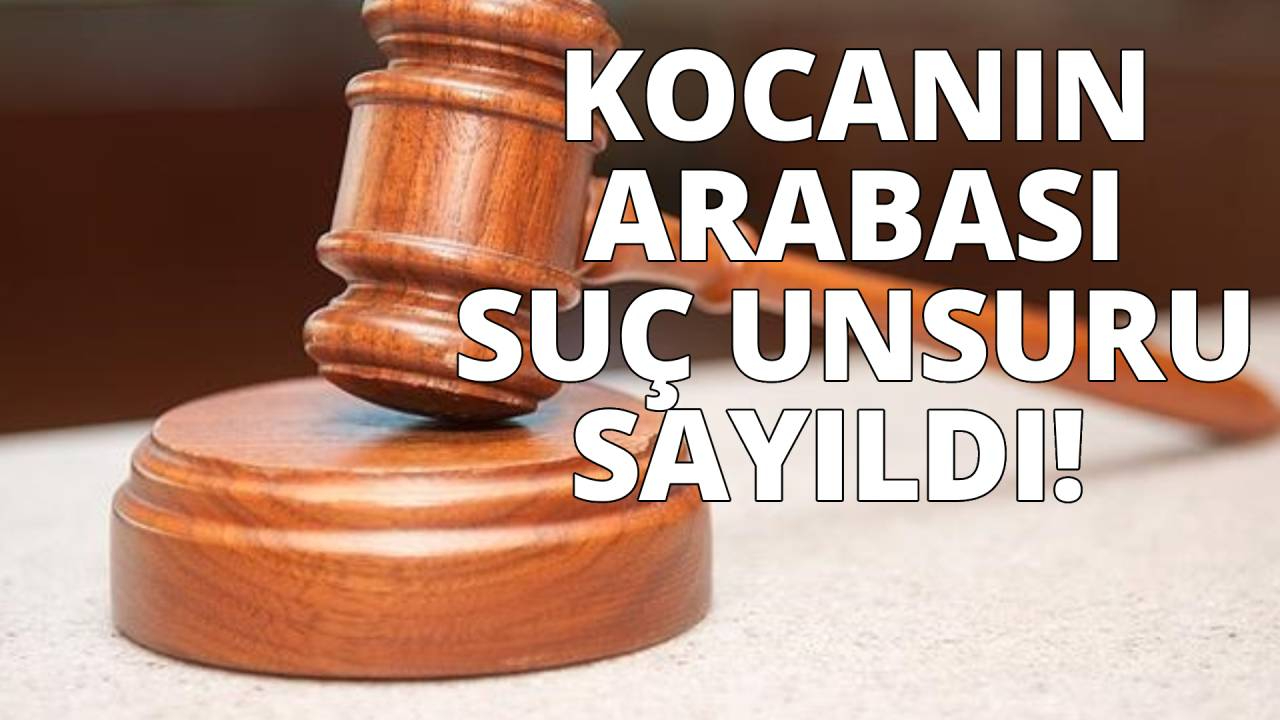 Eşine çarptı, ‘Silah’ sayıldı