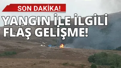 Otluk alandaki yangınla ilgili son durum açıklandı