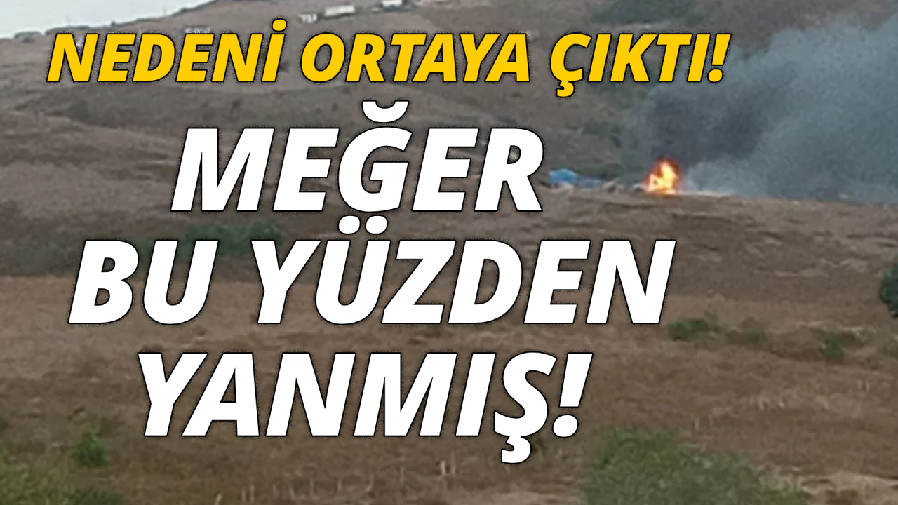 Büyük panik yaşatmıştı! Yangının nedeni ortaya çıktı