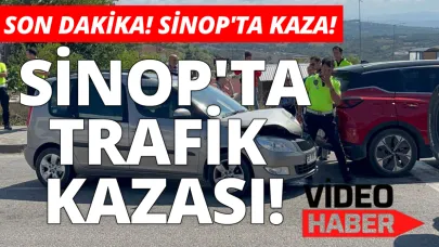 Kırmızı ışıkta bekleyen otomobile arkadan çarptı