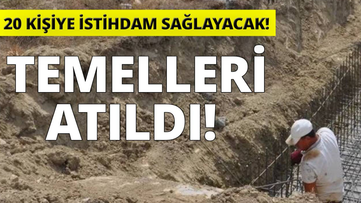 O ilçemizde 20 kişiye iş imkanı