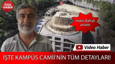 Sinop’ta Kampüs Camii inşaatı yüzde 80 oranında tamamlandı