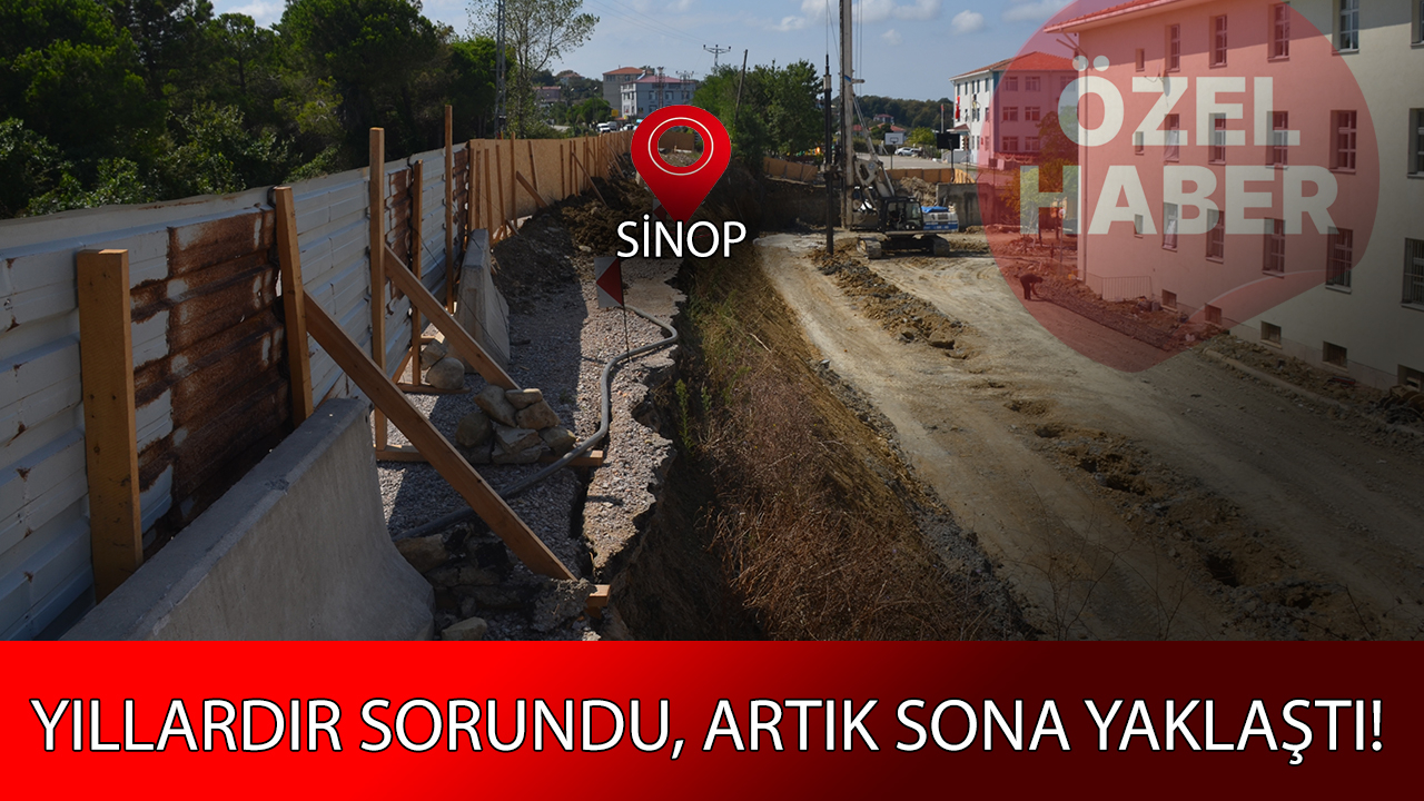 Sinop’ta o okulun sorunu çözüme kavuştu