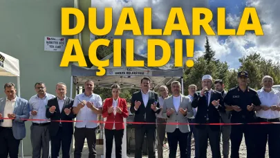 Hayırseverlerin katkılarıyla inşa edilen cami ibadete açıldı