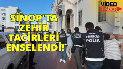 Sinop'ta uyuşturucu operasyonu: 6 tutuklama