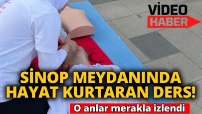 Sinop'ta ölüm kalım eğitimi