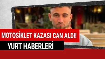 Motosiklet bariyere çarptı:1 ölü