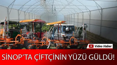 Sinop’ta çiftçiye 17 Milyon TL destek