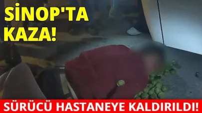 Sinop’ta elektrikli motosiklet devrildi: 1 yaralı