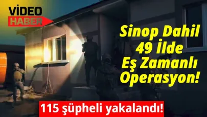Sinop dahil 49 ilde mali suç operasyonu!