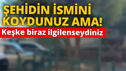 Şehit ismi taşıyan parkta utandıran manzara