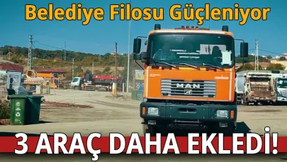 Sinop Belediyesi’ne 3 yeni itfaiye aracı
