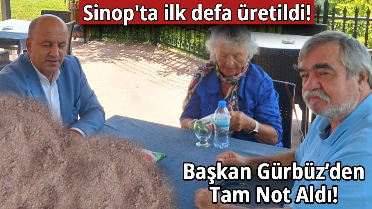 Sinop’ta kara buğdaydan ilk tarhana üretildi!