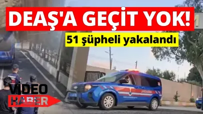 Jandarma'dan DEAŞ operasyonu:51 şüpheli yakalandı