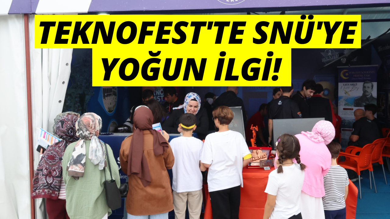 SNÜ standı ziyaretçileri büyüledi