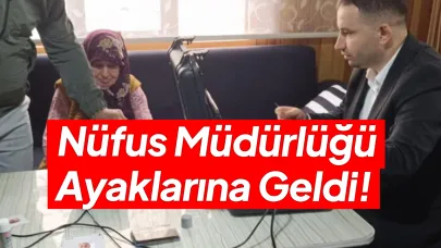Kimlik kartı alamayanlara büyük kolaylık