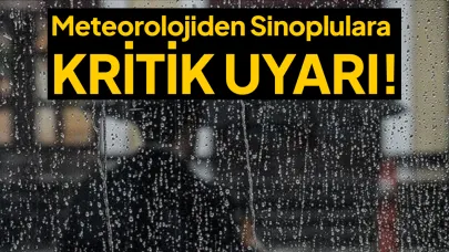 Dikkat! Sinop için kuvvetli yağış uyarısı