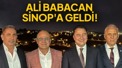 Ali Babacan Sinop'ta