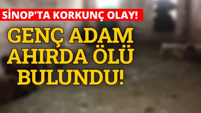Genç adam ahırda ölü bulundu