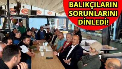 Başkan Gürbüz, Sinoplu balıkçılarla buluştu