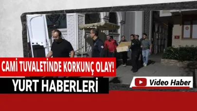 Cami tuvaletinde ölü bulundu