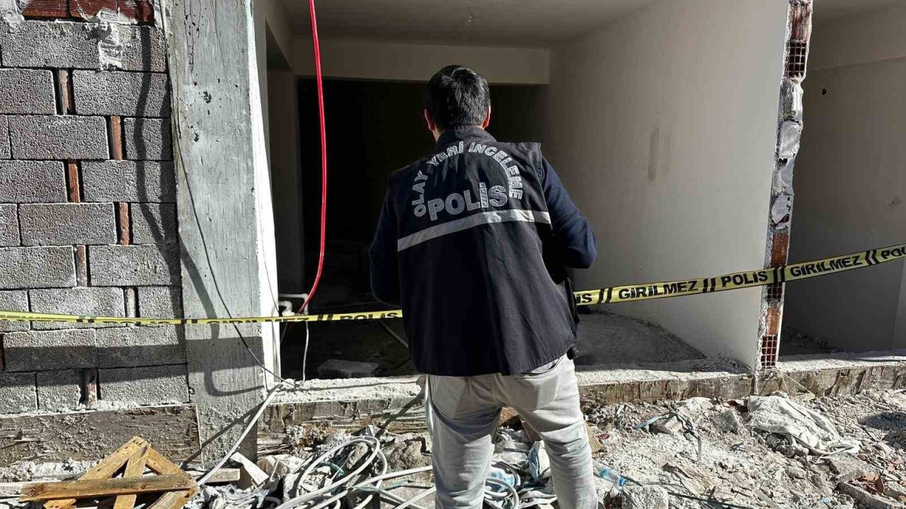 İnşaat halindeki apartmandan düşen kişi öldü