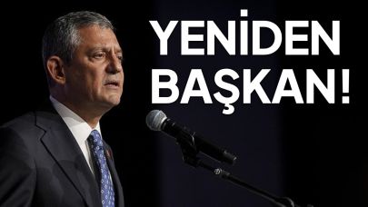 Özgür Özel yeniden CHP Genel Başkanlığına seçildi