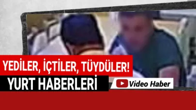 8 bin liralık hesabı ödemeden kaçtılar! O anlar kamerada