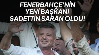 Fenerbahçe Kulübünün yeni başkanı Sadettin Saran oldu