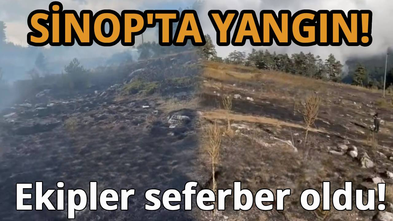 Yaylada yangın paniği!