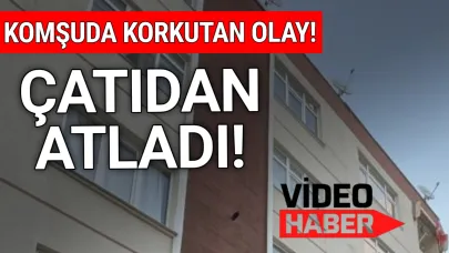 Çatıdan atlayan genç kız yaşam savaşı veriyor