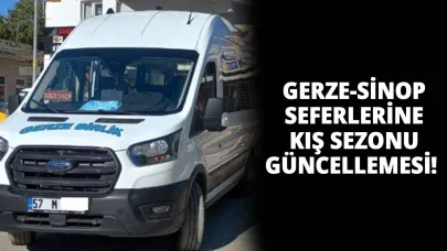 Gerze Birlik kış tarifesine geçti