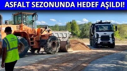 Sinop’ta köy yollarına 230 km asfalt döşendi