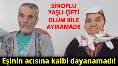 Sinop'ta hüzün veren ölüm! Ayrılığa 1 gün dayanabildi