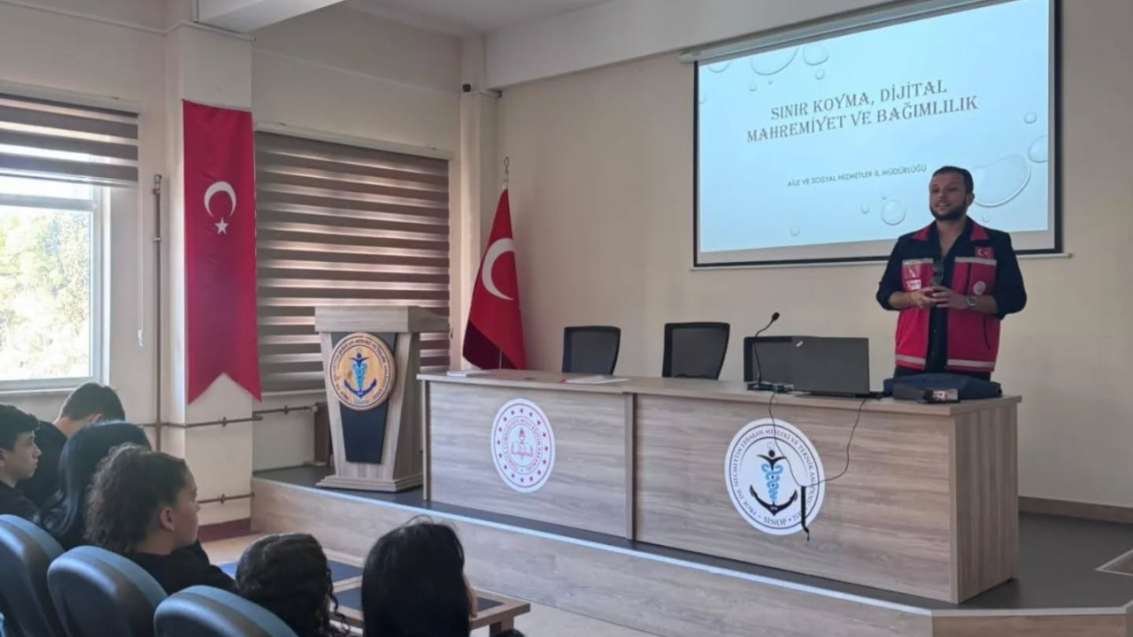 Sinop’ta lise öğrencilerine rehberlik desteği