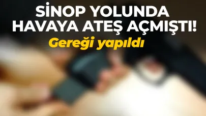 Silahlı maganda yakayı ele verdi
