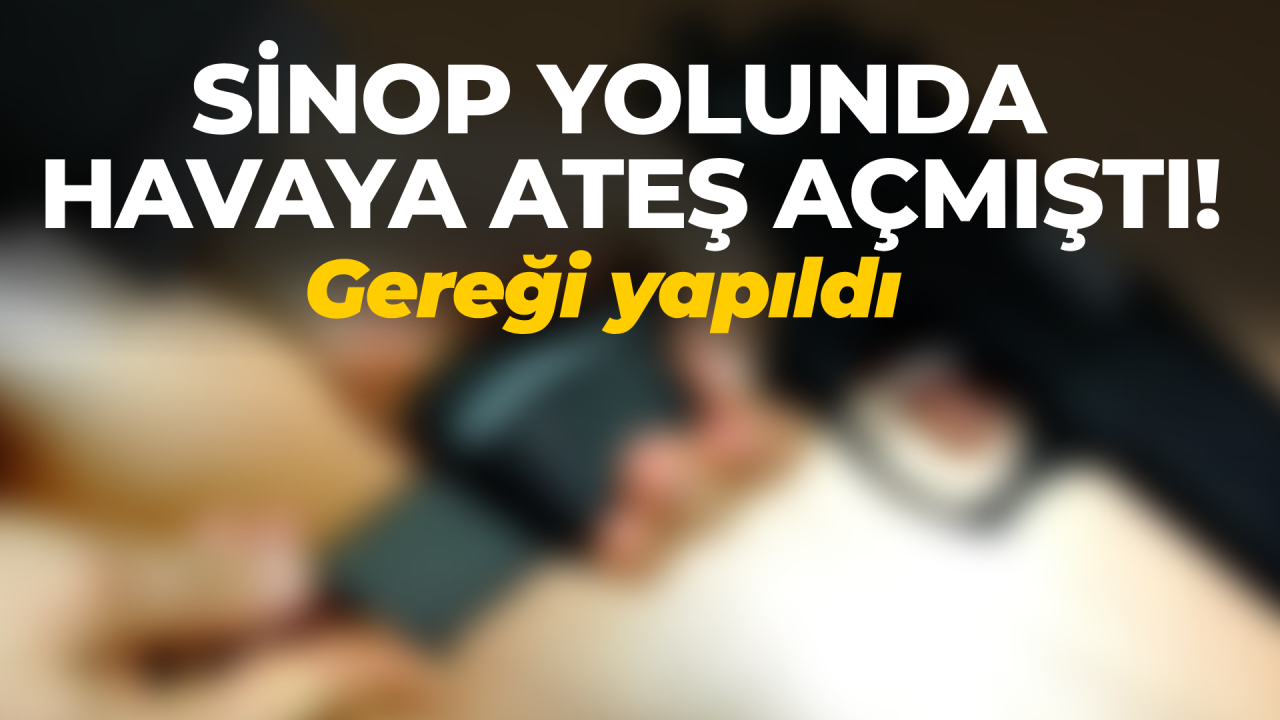 Silahlı maganda yakayı ele verdi
