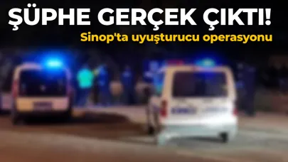 Şüphe üzerine durdurulan araçtan uyuşturucu çıktı: 2 tutuklama